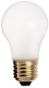 Satco S8525 40 watt A15 Incandescent; Frosted; 2500 Average Rated Hours; 280 lumens; Medium Base; 130 Volts; 4 Bulbs