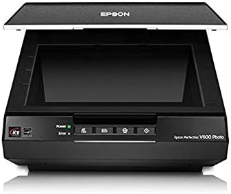 Epson Perfection V600 Photo Wired USB Connectivity Color Scanner - 6400 x 9600 dpi, Enlargements up to 17" x 22" Flatbed Image Scanner