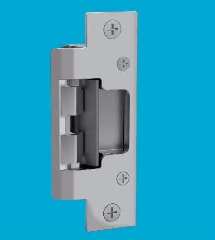 HES 8000C Complete Pac for Latchbolt Locks, Includes The 801 & 801A faceplates, Satin Stainless Steel (630), Dual Voltage (12/24 VDC/VAC) (1)