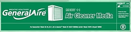GeneralAire Pleated Media filter 12758 General 3-PACK SPECIAL-For AC-1, #4001