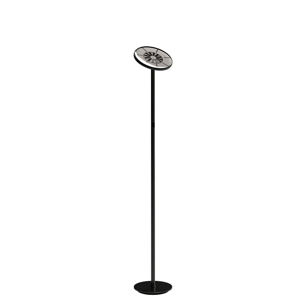 Brightech Sky LED Floor lamp, Torchiere Super Bright Floor Lamp for Living Room Decor & Office - Dimmable, Tall Standing Lamp with Warm Light for Bedroom & Reading - Bronze