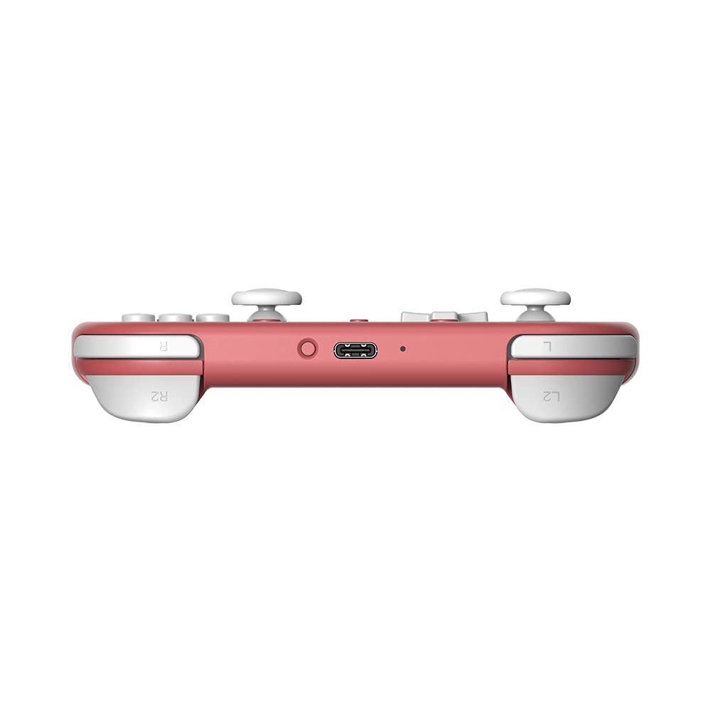 8BitDo Lite 2 Bluetooth Gamepad for Switch, Switch Lite, Android and Raspberry Pi (Pink)