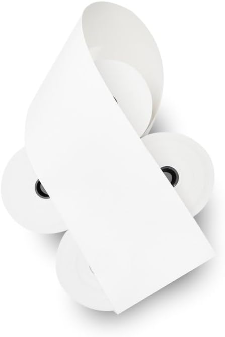 (50 Rolls) 3 1/8 x 230 Thermal Paper Receipt Rolls fits all Clover POS Cash Register Printers, Star Micronics SCP700 TSP100 TSP300 TSP400 TSP500 TSP600 TSP 700 TSP2000 CT S300, 50 GSM