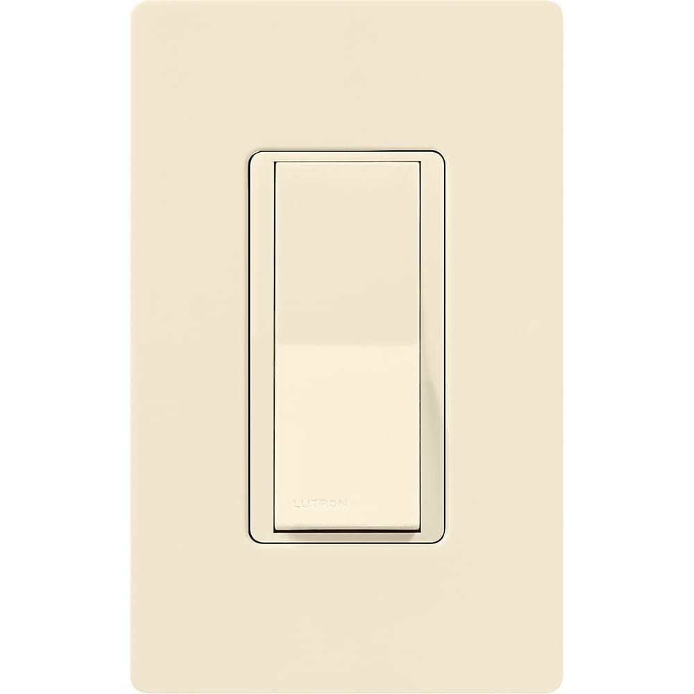 Lutron Claro On/Off Switch, 15-Amp/3-Way, CA-3PS-AL, Almond