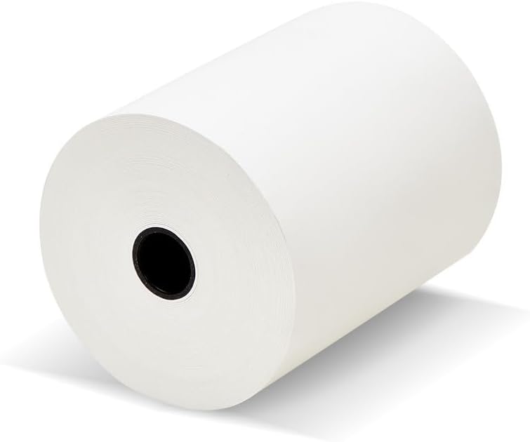 (50 Rolls) 3 1/8 x 230 Thermal Paper Receipt Rolls fits all Clover POS Cash Register Printers, Star Micronics SCP700 TSP100 TSP300 TSP400 TSP500 TSP600 TSP 700 TSP2000 CT S300, 50 GSM