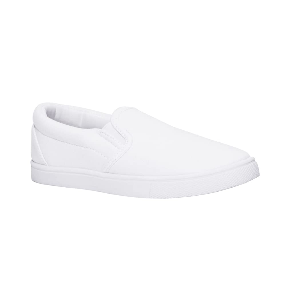 FabKids Kids Sneakers Boys Girls Canvas Shoes Slip On Low Top Footwear for Toddler Little Kid Big Kid