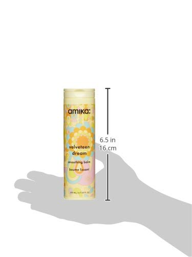 amika velveteen dream smoothing balm | tames frizzy hair, styling cream with heat protection & UV filters