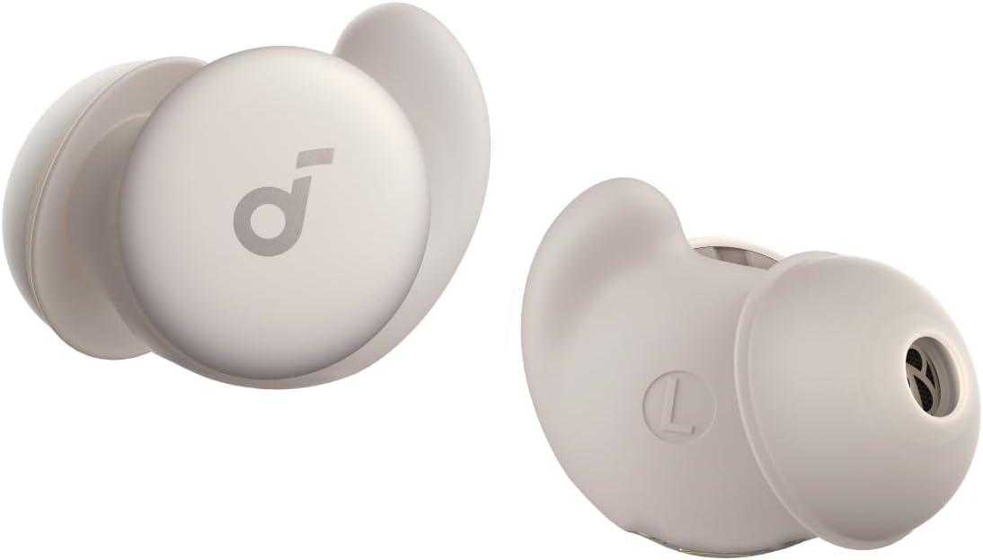 Soundcore Sleep A20 by Anker Sleep Earbuds with Multiple Ear Tips and Wings | 30 dB High-Frequency Noise Reduction, Side Sleeper Comfort, 80H Playtimae, Stream Content via Bluetooth 5.3, Sleep Tracking