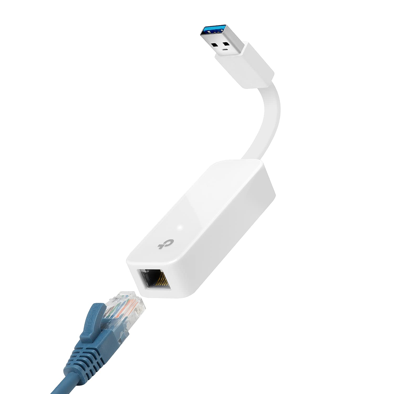 TP-Link Ethernet Splitter 1 to 2, 1000 Mbps High Speed Dual-Port Internet Splitter, Compatible w/ Cat8/7/6/5e/5, USB-C & Ethernet Cables Included, Aluminum Case, Plug and Play for Routers & More EH210
