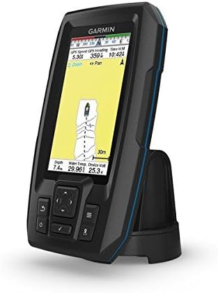 Garmin Striker Plus 4 with Dual-Beam Transducer and Protective Cover, 4.3" LED Display, 1.1 lbs, Fishfinder, Plus 4 Model