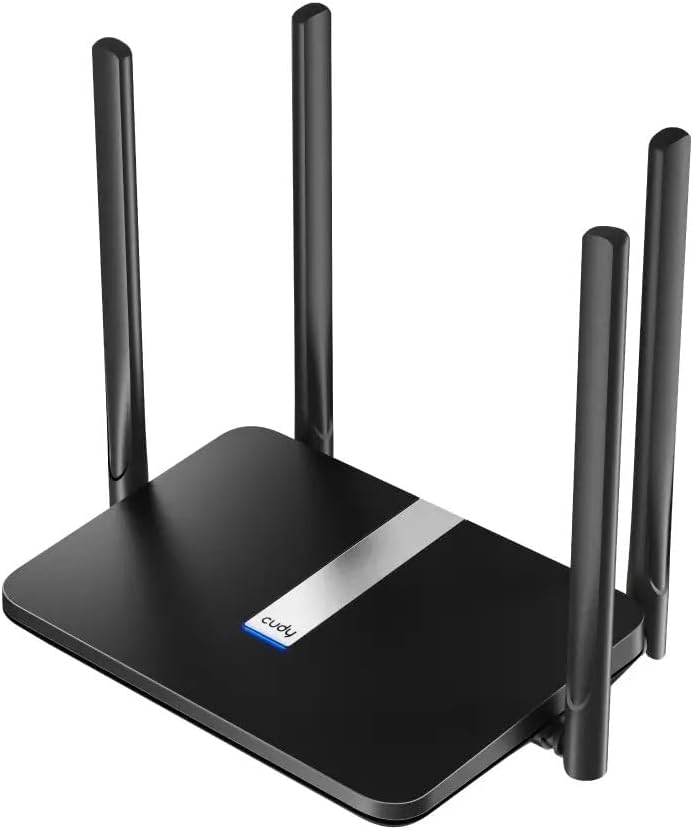 Cudy 4G LTE Cat 4 AC1200 Wi-Fi 5 Router, Nano SIM, 4 Ports, VPN, LT500 | 150Mbps Max DL, Connect 50 Devices, 427ft Wireless Range, FDD/TDD/WCDMA, WPA3, MU-MIMO, Mesh Node, Beamforming, Plug and Play