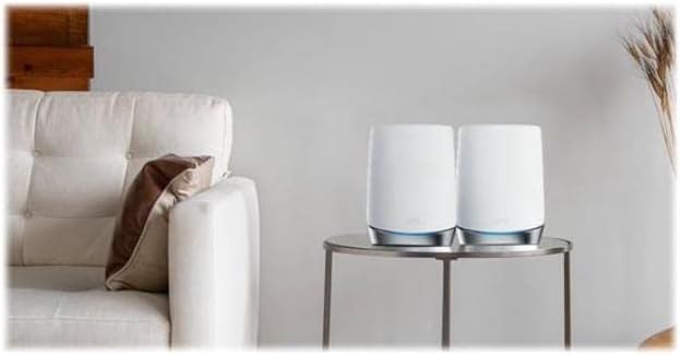NETGEAR Orbi Whole Home Tri-Band Mesh WiFi 6 System (RBK753) – Router with 2 Satellite Extenders | Coverage up to 7,500 sq. ft. and 40+ Devices | AX4200 (Up to 4.2Gbps)