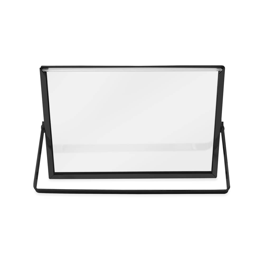 Laura Ashley 2x3 Rose Gold Flat Metal Picture Frame (Vertical) with Pull-Out Easel Stand, Made for Tabletop, Counterspace, Shelf and Desk (2x3, Rose Gold)