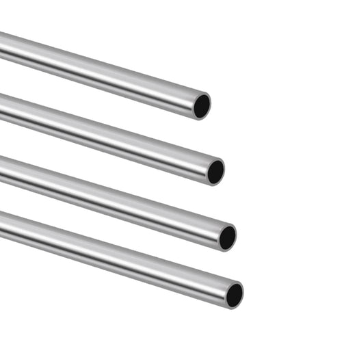 1" OD 304 Stainless Steel Tube, Thickened Pipe Wall & Weldable Tubing, Round Metal Pipe Industrial Straight Tube 10 inch Length (2 Pcs)