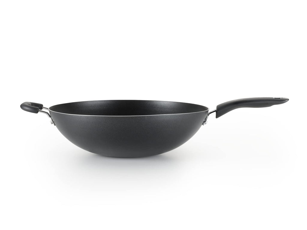 T-Fal Ultimate Hard Anodized Nonstick Fry Pan With Lid 12 Inch, Oven Broiler Safe 400F, Lid Safe 350F, Cookware, Pots and Pans, Kitchen Frying Pans, Skillets, Home, Dishwasher Safe, Onyx
