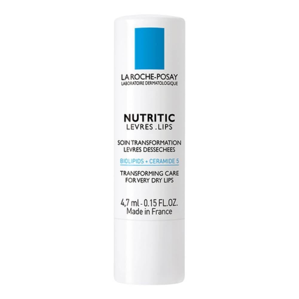 La Roche-Posay Nutritic Lip Balm for Very Dry Lips, Soothes and Repairs Chapped Lips with Shea Butter and Ceramides, 0.15 Fl Oz (Pack of 1)