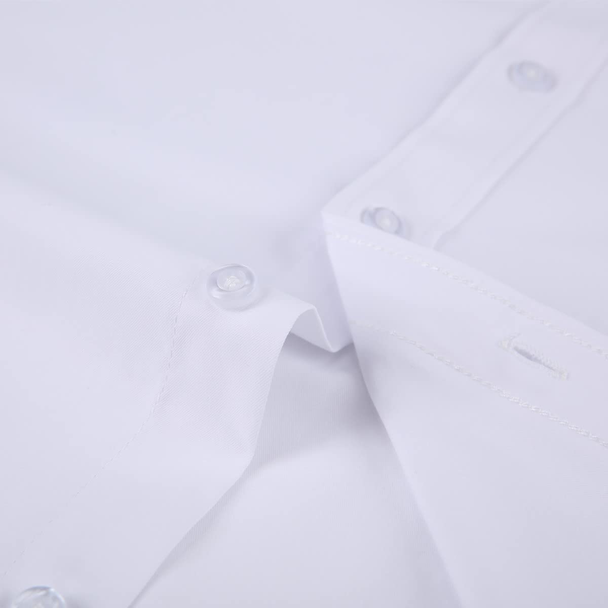 Long Sleeve Dress Shirts for Men - Regular-Fit Casual Button-Down Shirt with Pockets