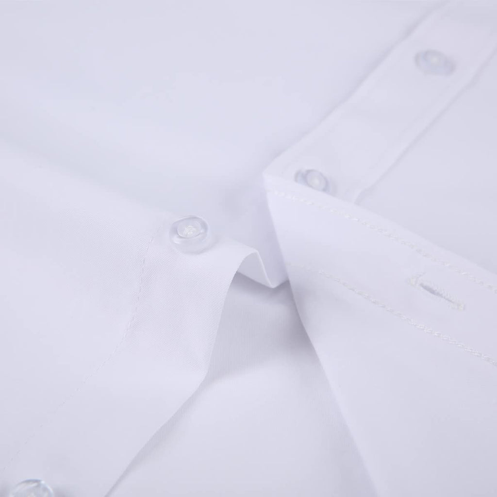 Long Sleeve Dress Shirts for Men - Regular-Fit Casual Button-Down Shirt with Pockets