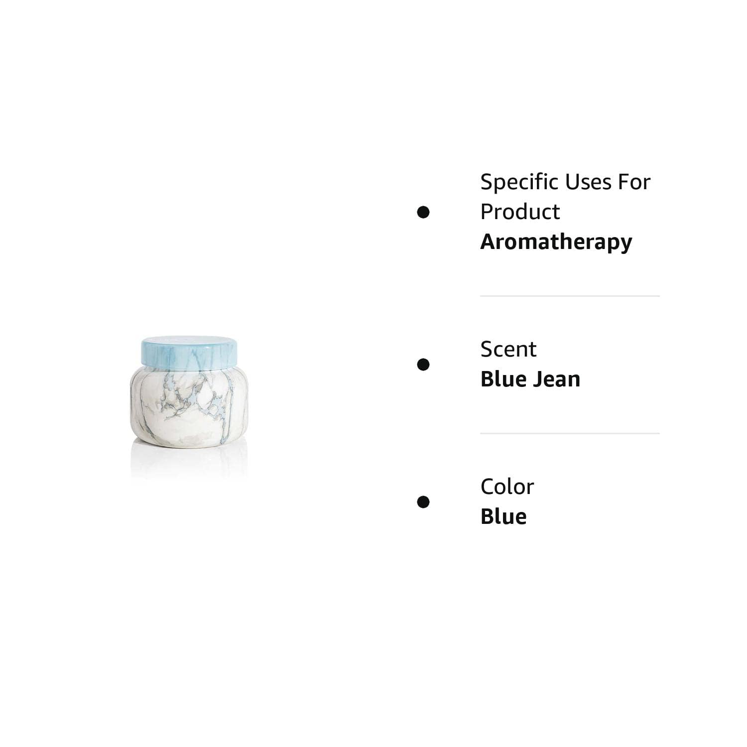 Capri Blue Modern Marble Jar Candles - Luxury Candles for Home Scented - Long Lasting Soy Wax Blend (Aloha Orchid, 8 oz)