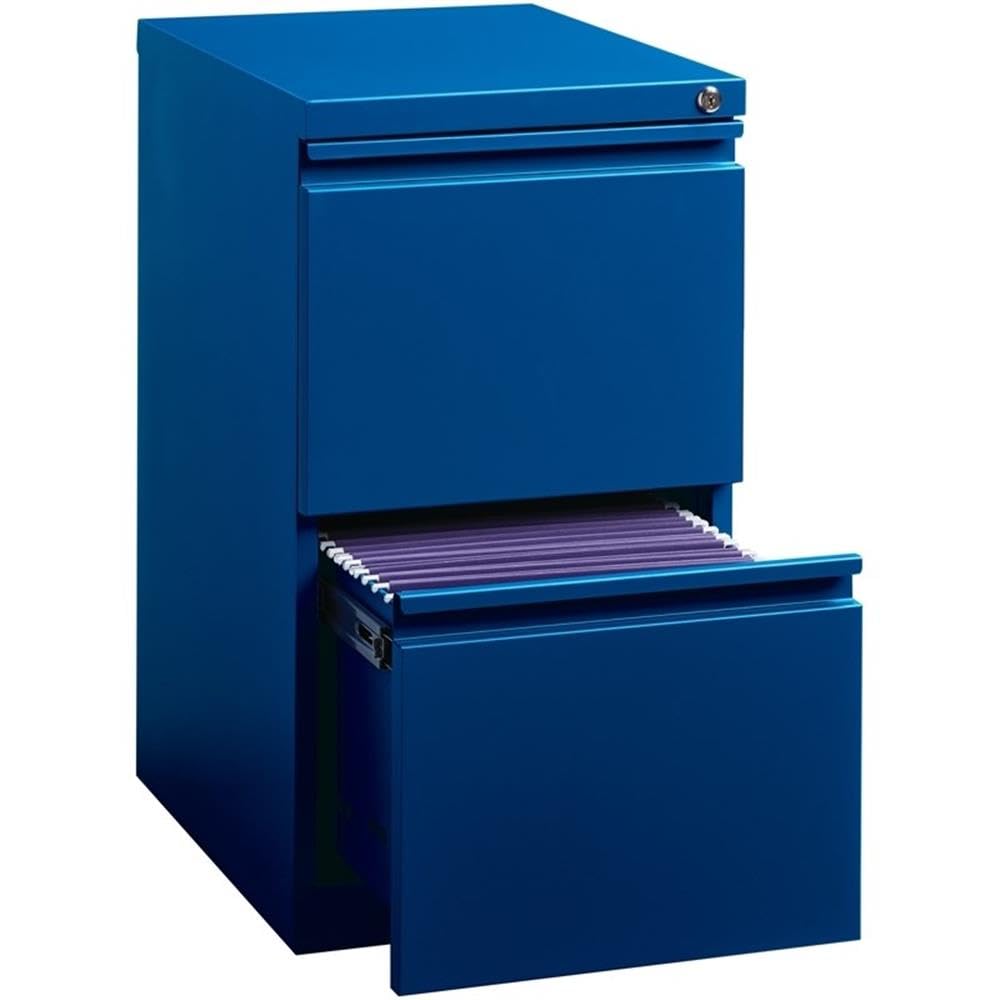Pemberly Row 4 Drawers 52" Vertical Beige Metal Filing Cabinet Lockable Pre-Assembled Stationary Letter Size for Home, Office