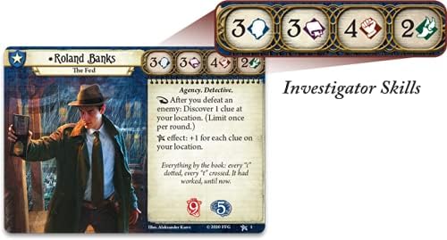 Asmodee Arkham Horror The Card Game Revised Core Set - Investigate Mysteries in a Lovecraftian Cooperative LCG, Ages 14+, 1-4 Players, 1-2 Hour Playtime