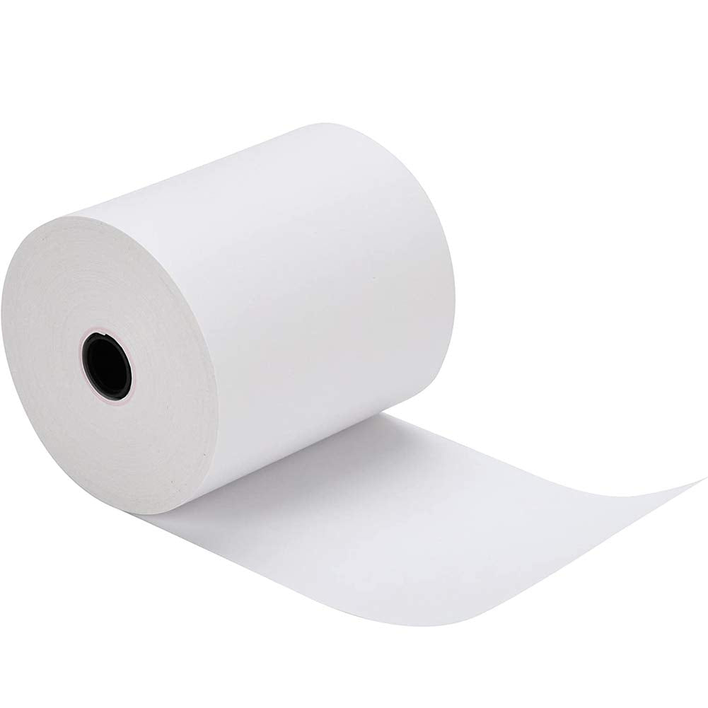 2 1/4'' x 50' Thermal Receipt Paper 50 Rolls, 2.25x50ft Receipt Roll Cash Register Paper - For Credit Card Machine POS Terminal Clover Mini Verifone