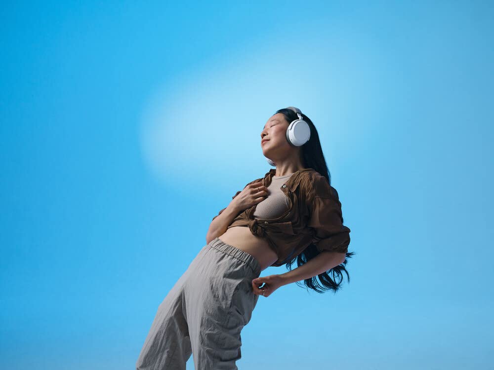 Sennheiser Momentum 4 Wireless Over-Ear Headphones - Bluetooth Headset for Clear Calls with Adaptive Noise Cancellation, Up to 60HR Playtime, Folding Design, 80th Edition