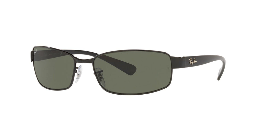 Ray-Ban RB3364 Metal Polarized Rectangular Sunglasses