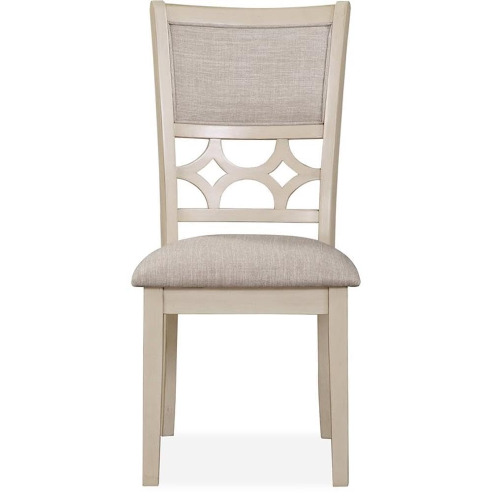 New Classic Furniture Mitchell Dining Room Table, Beige and Brown