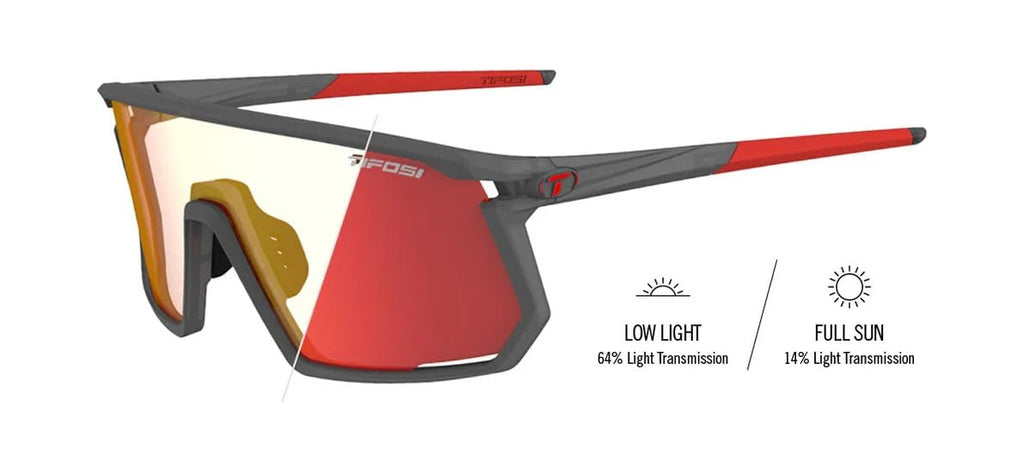 Tifosi Moab Cycling Glasses - Ideal For Cycling (Gravel, MTB & Road), Baseball & Pickleball - Shatterproof Polycarbonate Lens