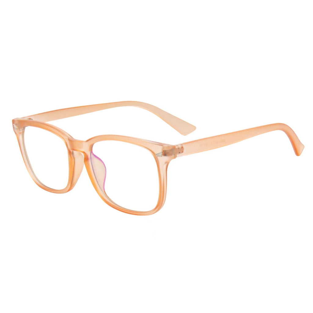 MAXJULI Blue Light Blocking Glasses,Computer Reading/Gaming/TV/Phones Glasses for Women Men(Transparent)