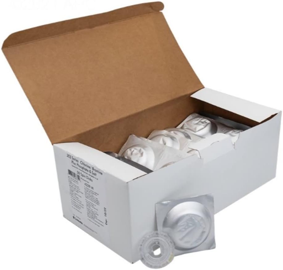 Lamotte 4329-H Chlorine/Bromine Plus Phosphate Disk for Spin Lab, Pack of 50
