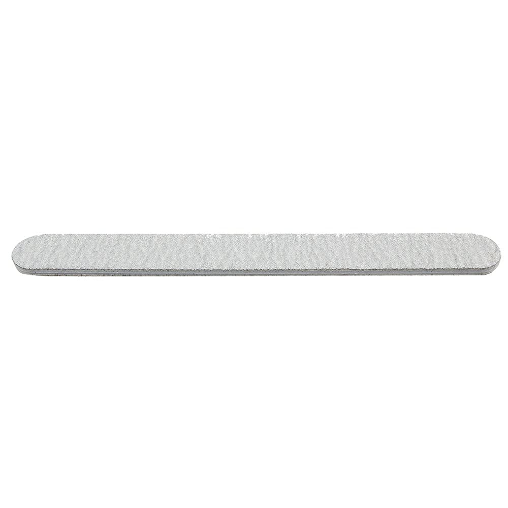 ForPro Professional Collection ForPro Zebra Foam Board, 80/80 Grit, Double-Sided Manicure Nail File, 7 inches L x .75 inches W, Black, 50 Count