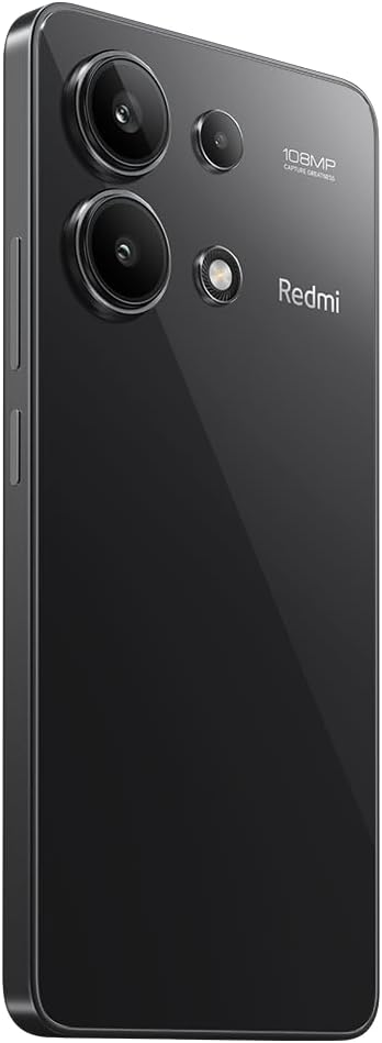 Xiaomi Redmi Note 13 4G LTE (128GB + 6GB) 6.67" 108MP (for Tmobile Mint Tello & Global) Global Bands Unlocked (Midnight Black Global Version)