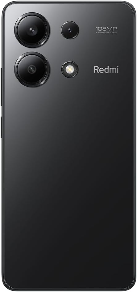 Xiaomi Redmi Note 13 4G LTE (128GB + 6GB) 6.67" 108MP (for Tmobile Mint Tello & Global) Global Bands Unlocked (Midnight Black Global Version)