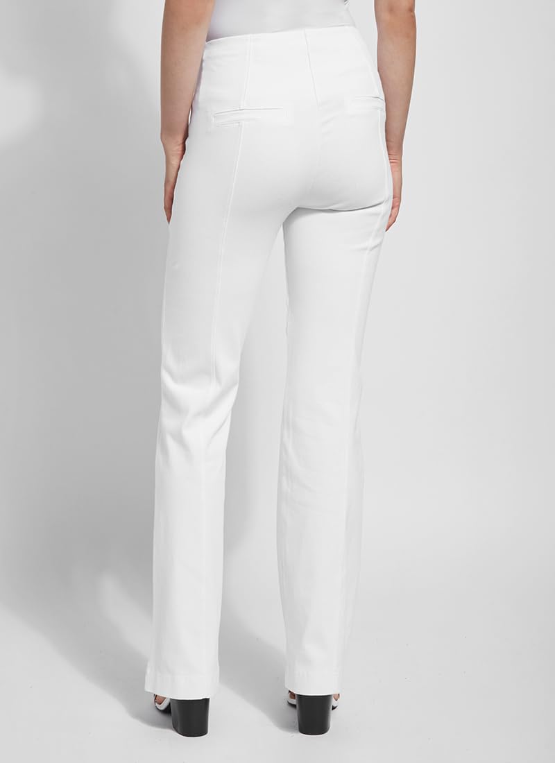 Lyssé Denim Trouser High Waisted Stretch Jeans for Women – Wide Leg Pull-On Pants with Flattering Fit & Soft Fabric