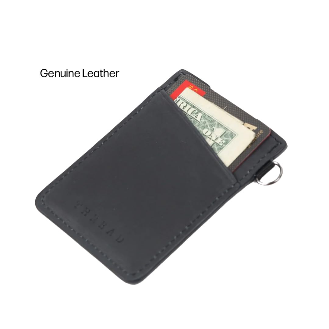 Thread Wallets Ultra Slim Minimalist Leather Card Holder Wallet (Benny)