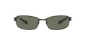 Ray-Ban RB3364 Metal Polarized Rectangular Sunglasses