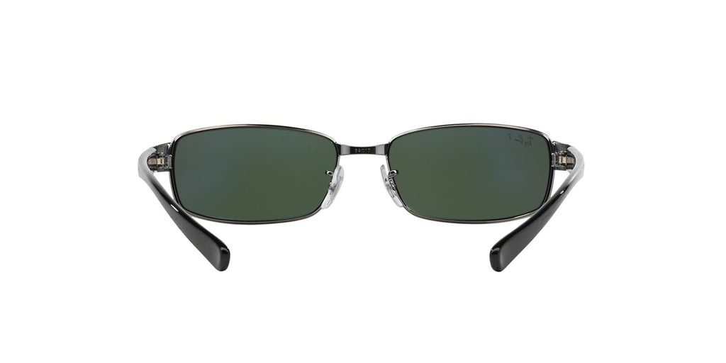 Ray-Ban RB3364 Metal Polarized Rectangular Sunglasses