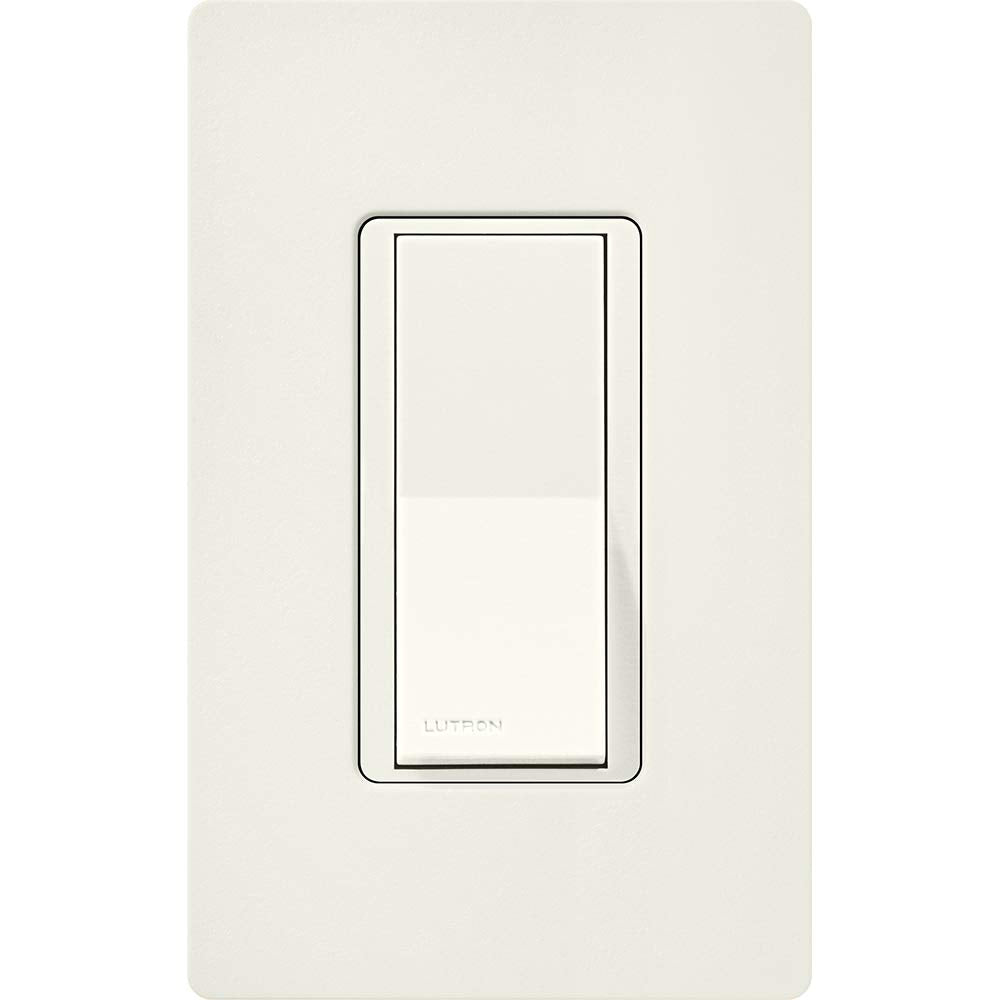 Lutron Claro On/Off Switch, 15-Amp/3-Way, CA-3PS-AL, Almond