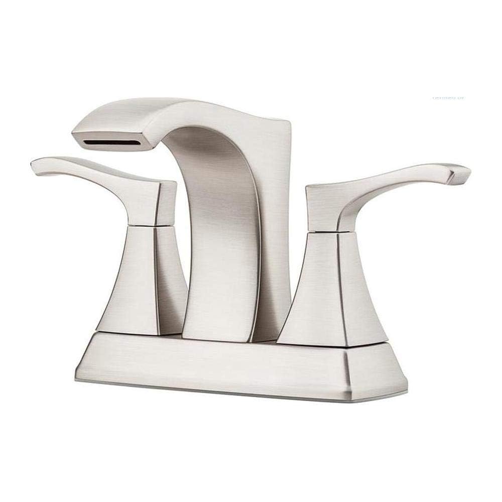 Pfister Venturi Bathroom Sink Faucet, 8-Inch Widespread, 2-Handle, 3-Hole, Brushed Gold Finish, LF049VNBG
