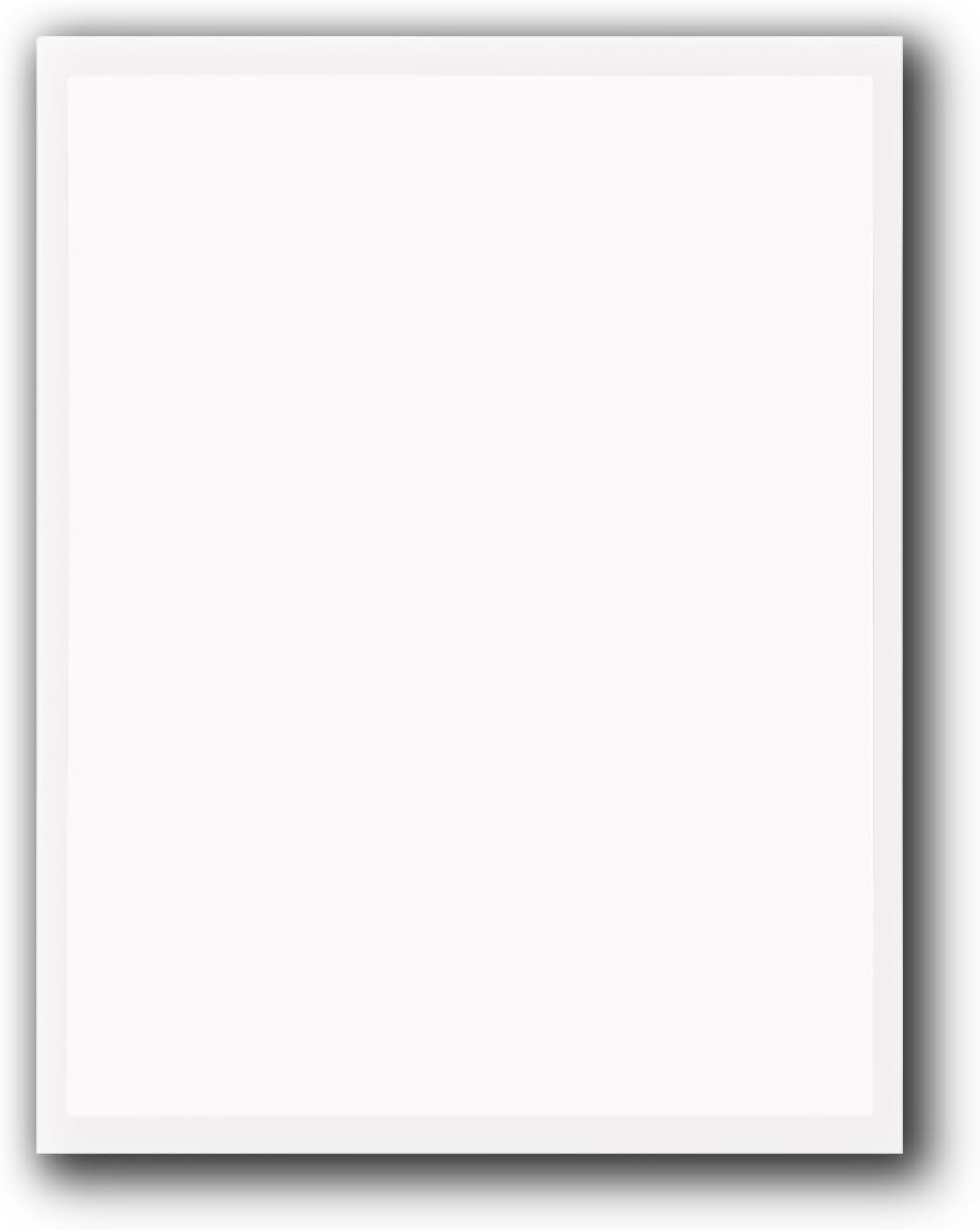 Window Stickers for Car Dealers -Plain Blank White - Exterior, 'Outdoor' | 8.5" x 11" | (100 Pack) (Laser Printer Only) (Adhesive)