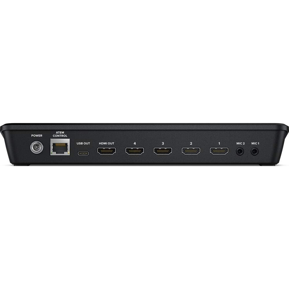 Blackmagic Design ATEM Mini Extreme HDMI Live Stream Switcher Bundle with 6’ HDMI Cable, 7’ Cat5e Cable, and 5-Pack of SolidSignal Cable Ties (SWATEMMINICEXT)