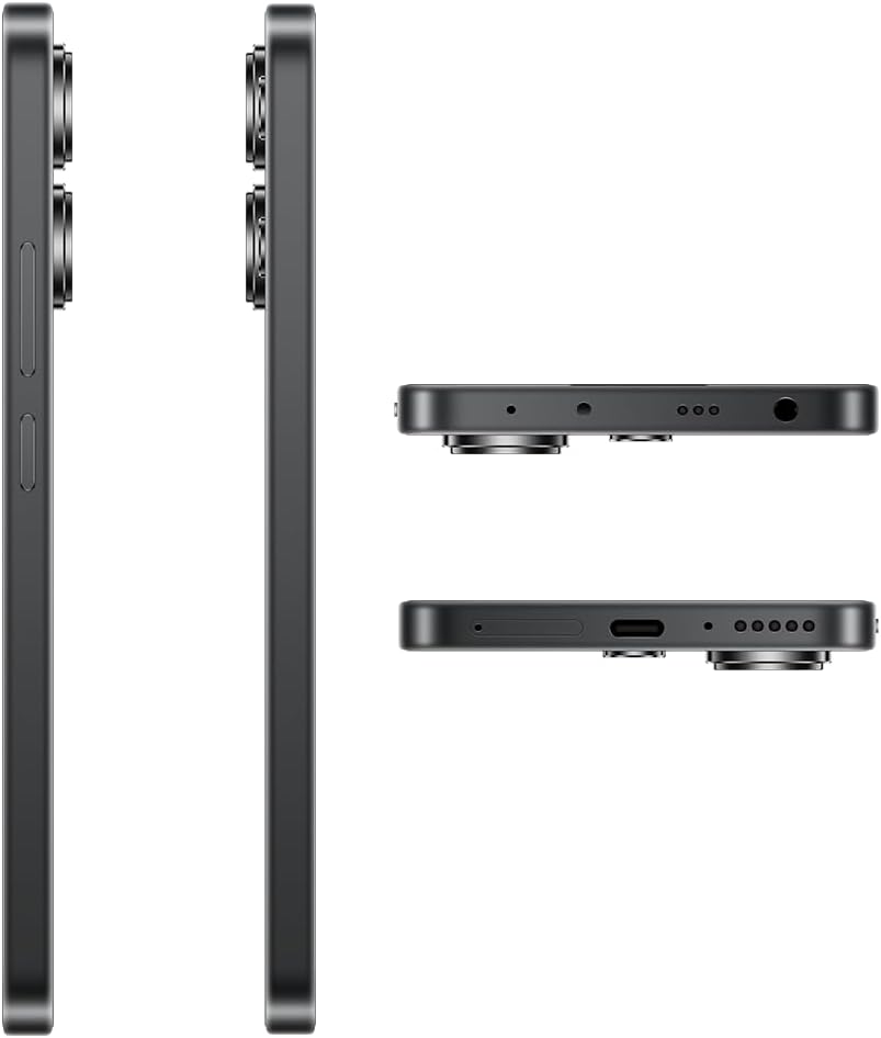 Xiaomi Redmi Note 13 4G LTE (128GB + 6GB) 6.67" 108MP (for Tmobile Mint Tello & Global) Global Bands Unlocked (Midnight Black Global Version)