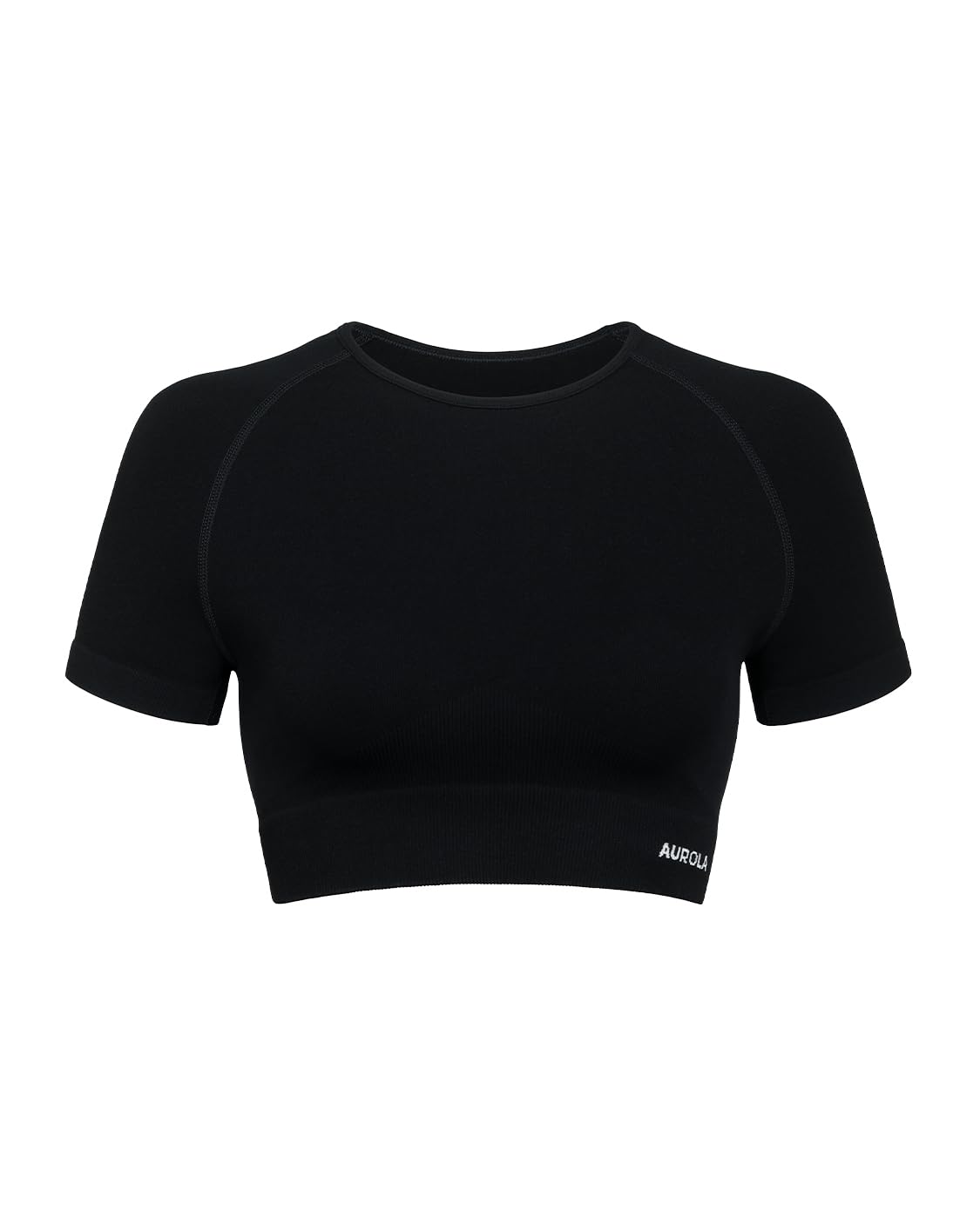 AUROLA Serpent Snake Seamless Workout T-Shirts for Women,Short Sleeve Crop Top Gym Yoga Athletic Shirts Tee