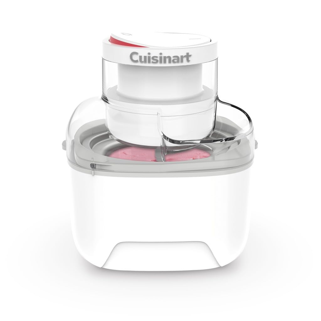 Cuisinart Ice Cream Maker Machine, 2-Quart Stainless Steel Frozen Yogurt, Gelato, Sorbet, Ready in 20 Minutes, LCD Screen and Timer (ICE-70C)