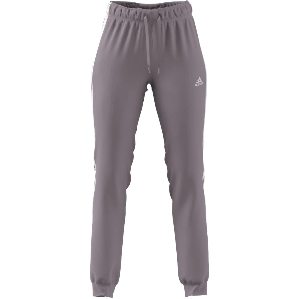 Adidas Womens Essentials Fleece Tapered Cuff Pants