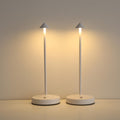 Rechargeable Cordless Lamps,3000mAh Battery Operated Table Lamp,Portable LED Touch 2 Levels Brightness Dimmable Bar Lamp,Battery Powered Lamps for Bars,Restaurant,Living Room(2 Pack,Rust)