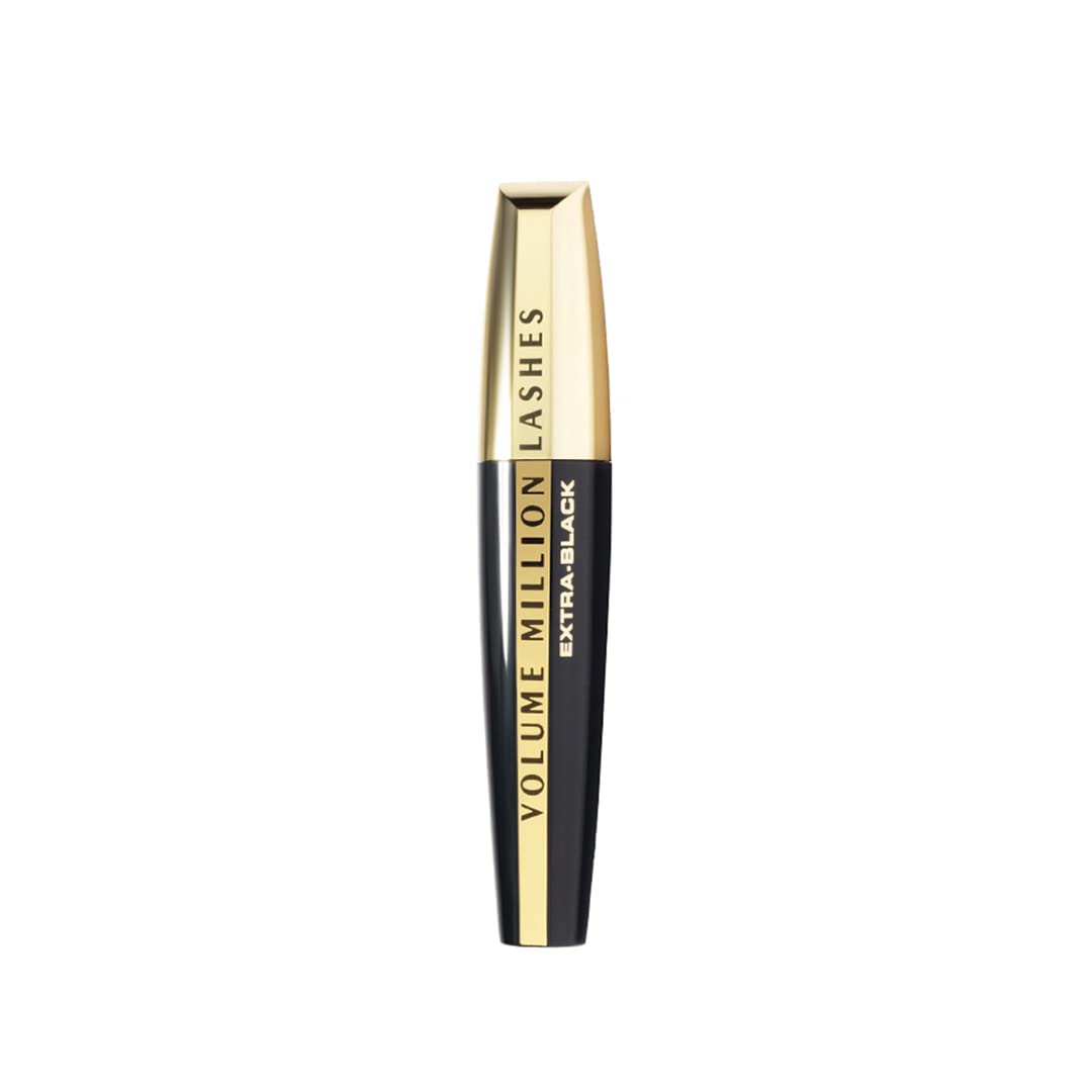 L’Oreal Paris Voluminous Million Lashes Mascara, 635 Blackest Black (Pack of 2)