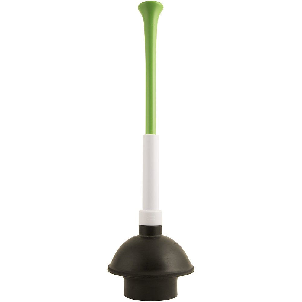 PlumbCraft 14-18-in. Stow-Away Plunger with Adjustable Handle 7503500, Heavy Duty Toilet Plunger for Households, Ergonomic Plunger to Unclog Toilet, Toilet Bowl Plunger with Ergonomic Handle